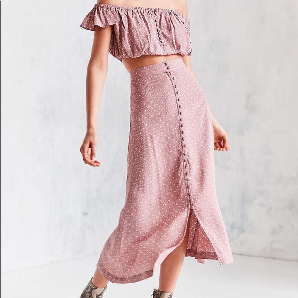 Dramatic Bloom Flynn Skye Maxi Bardot 2 Piece Set